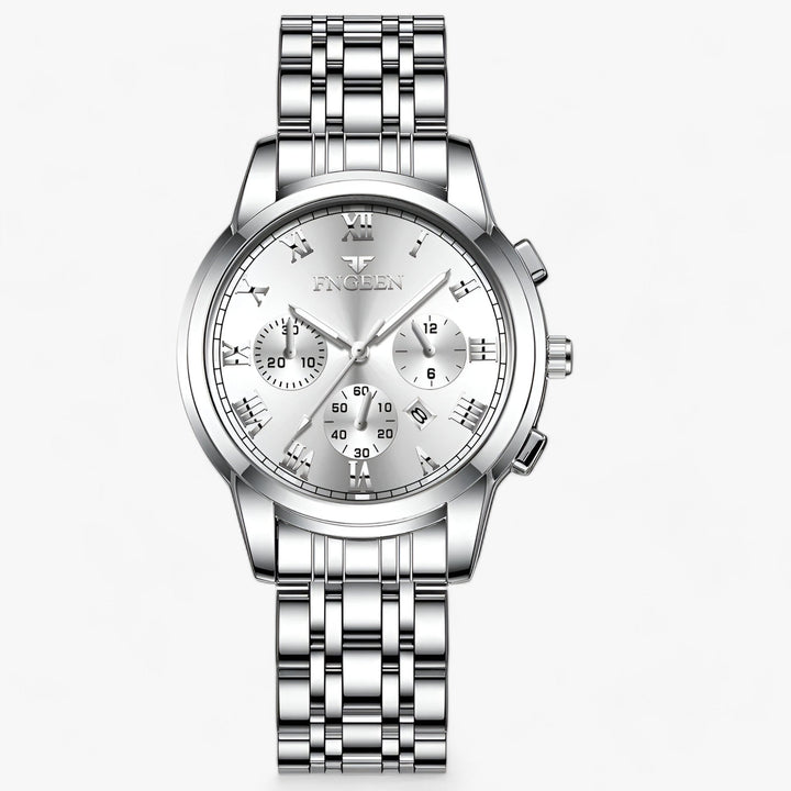 Luxury Titanium Ladies Watch - Clémence-Silver-Nora Luxe