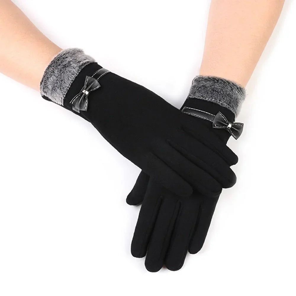 Luxury Touchscreen Gloves - Elise-Black B-Nora Luxe