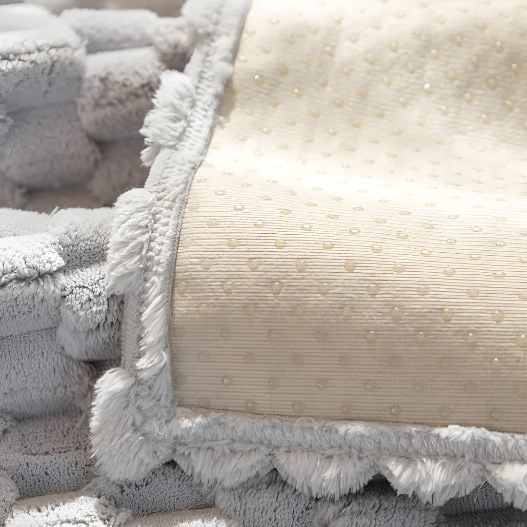 Luxury Velvet Sofa Cover - VeluLuxe-Beige-1 pillow - 35.43″ × 47.24″-Nora Luxe