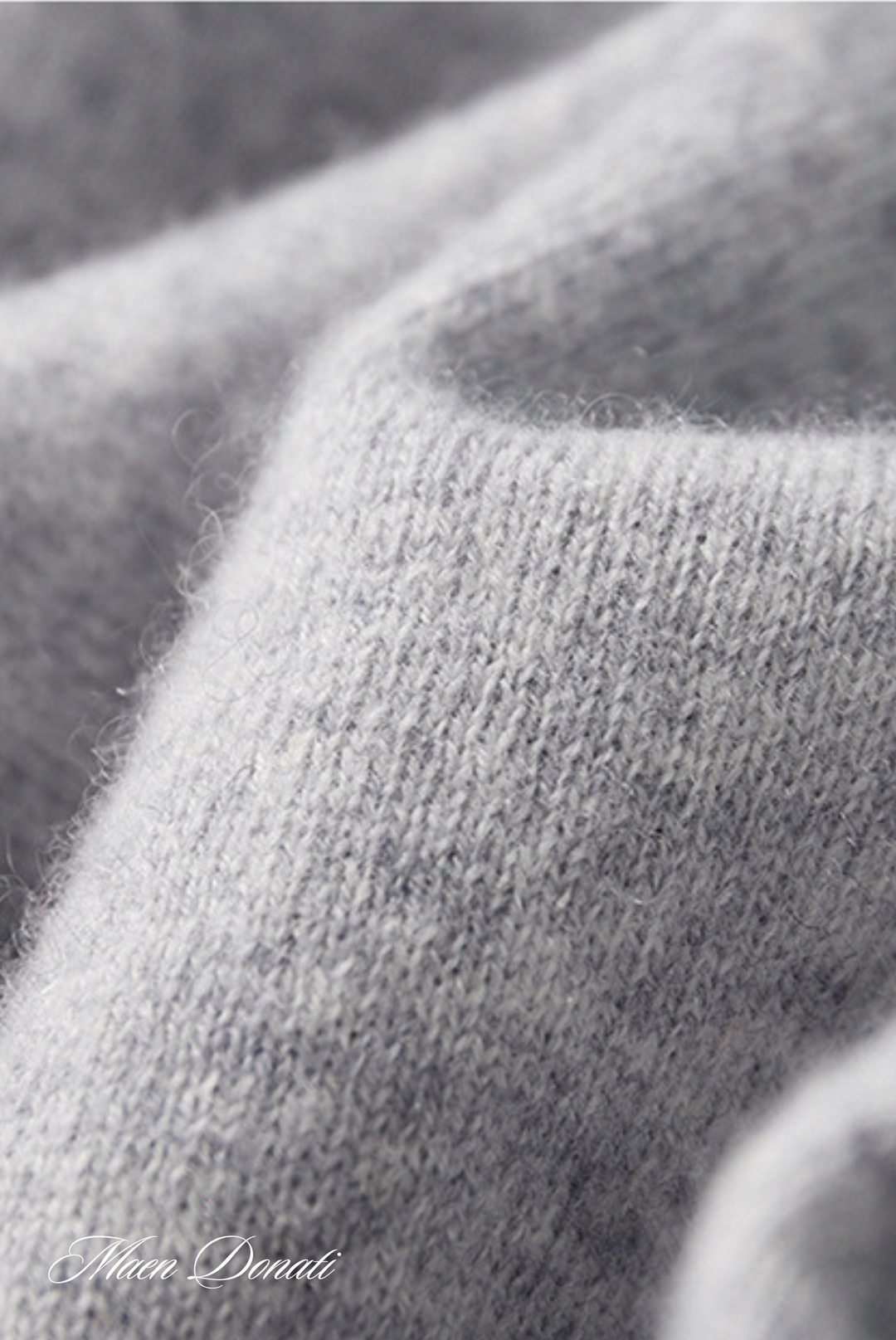 Luxury Warm Cashmere Cardigan for Men - Rowan-Gray-S-Nora Luxe