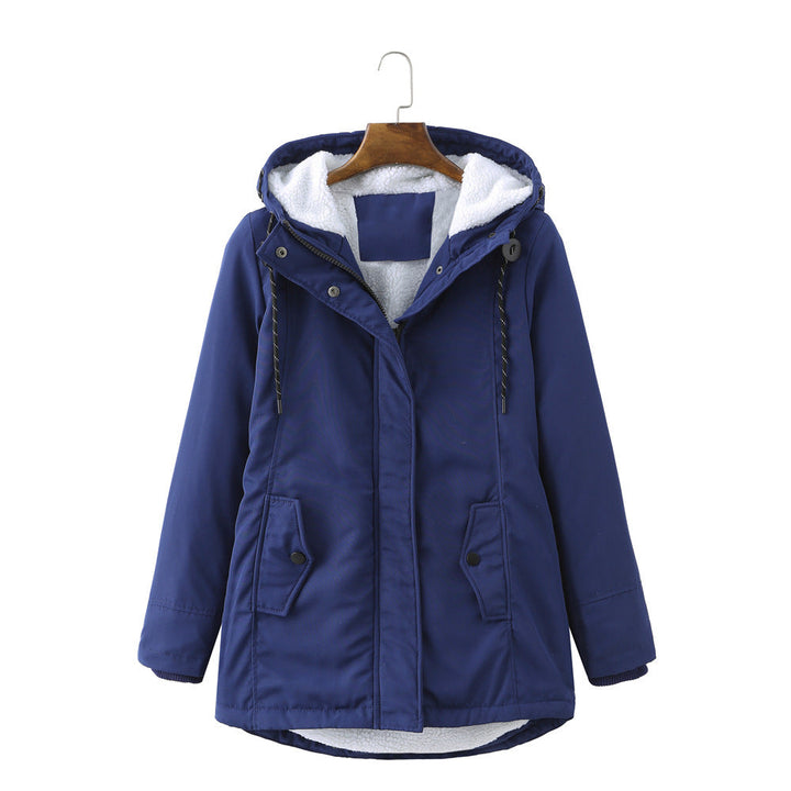 Luxury Winter Coat for Women - Aurora-Blue-S-Nora Luxe