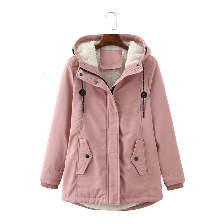 Luxury Winter Coat for Women - Aurora-Pink-S-Nora Luxe