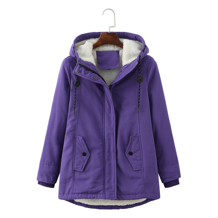 Luxury Winter Coat for Women - Aurora-Purple-S-Nora Luxe