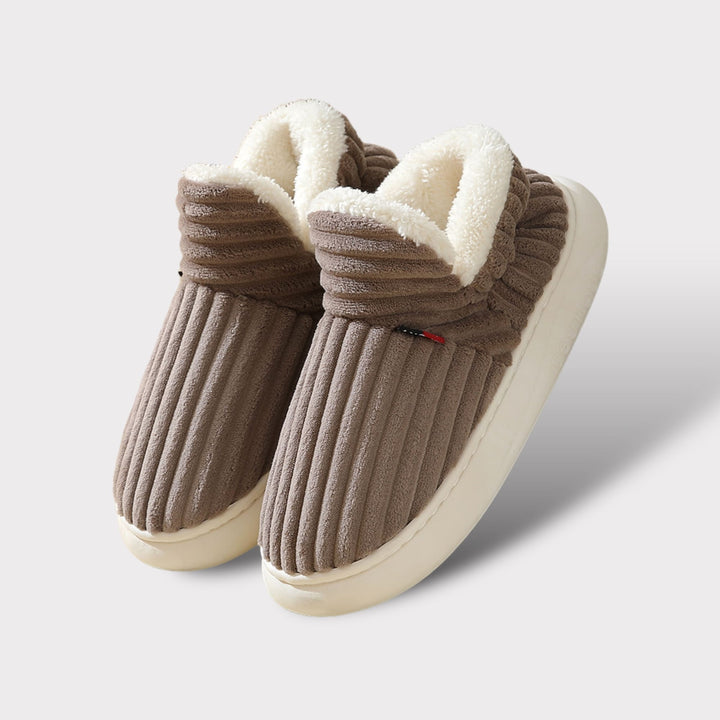 Luxury Winter Slippers - Elise-Brown-3.5-4.0-Nora Luxe