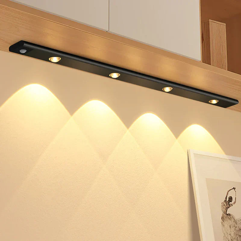 Luxury Wireless LED Cabinet Light - LumiLux-Black-13.78 inches-Nora Luxe