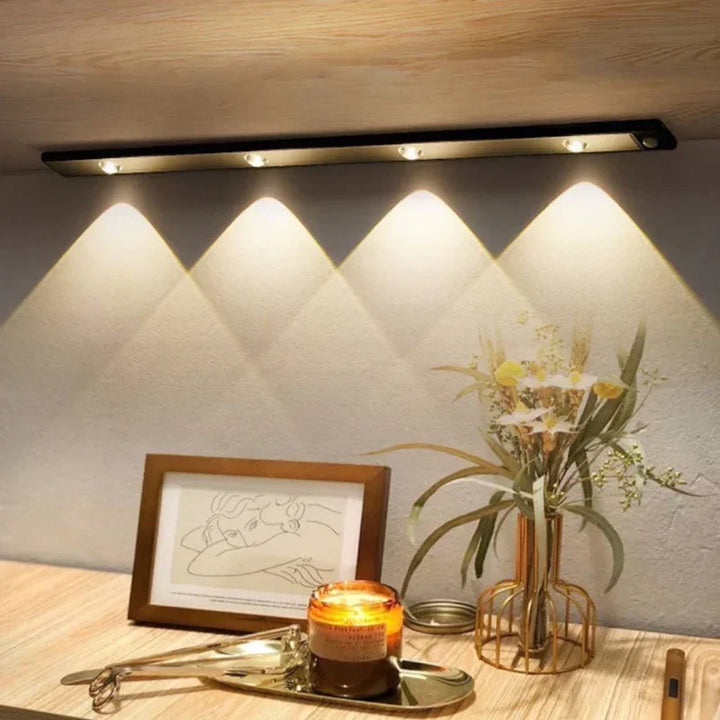 Luxury Wireless LED Cabinet Light - LumiLux-Black-13.78 inches-Nora Luxe