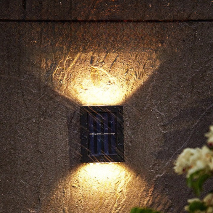 Luxury Wireless Solar LED Wall Lamps - SolarGlow-1 Lamp-Nora Luxe