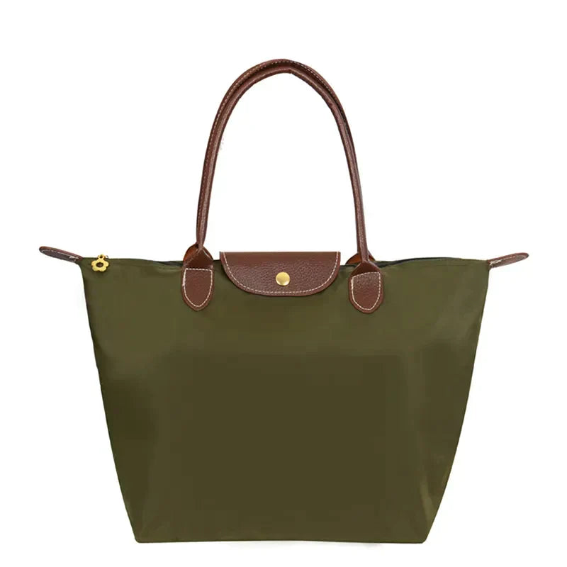 Luxury women's handbag - Celeste-Olive green-S (11.81″ × 9.06″ × 4.72″)-Nora Luxe