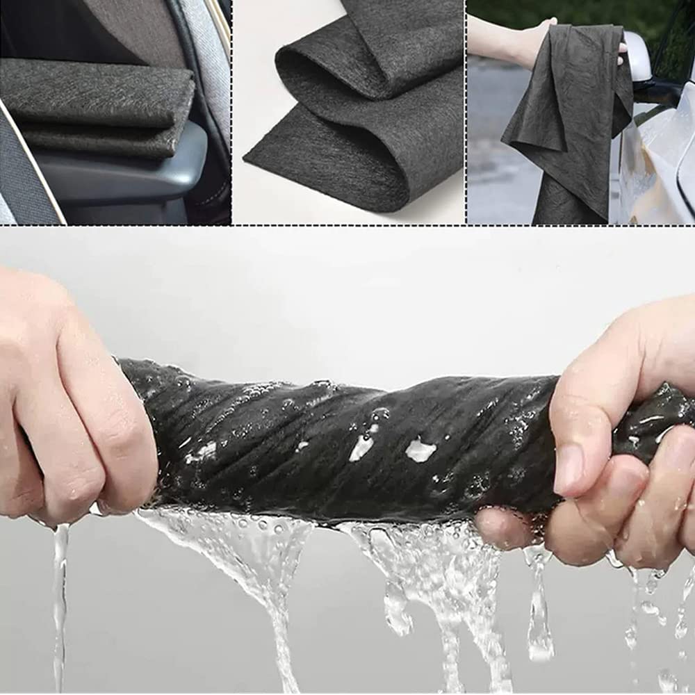 Magic Cleaning Cloth - ClearMagic-5 pieces (11.81" × 11.81")-Nora Luxe