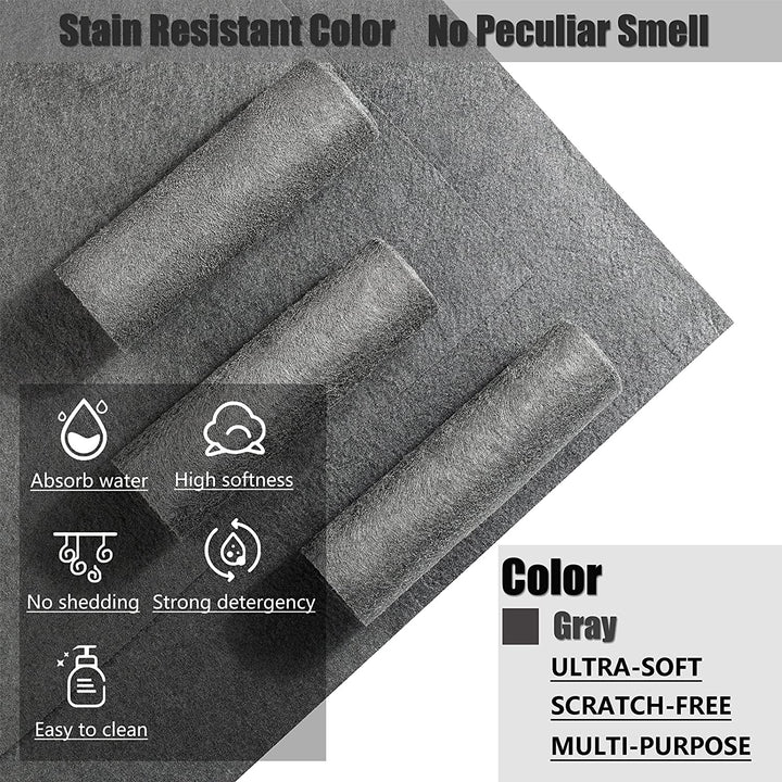 Magic Cleaning Cloth - ClearMagic-5 pieces (11.81" × 11.81")-Nora Luxe