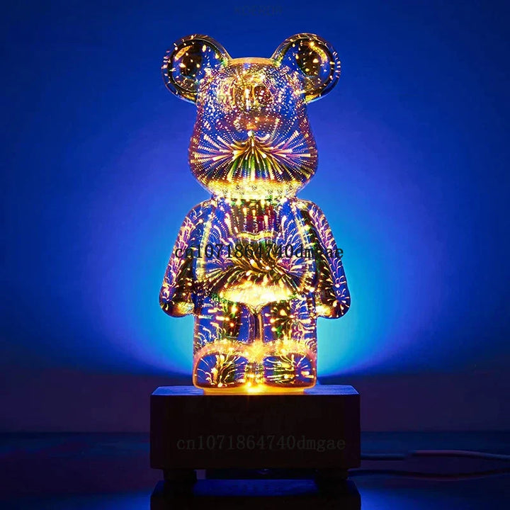 Magical 3D Firework Projection Mood Lamp - StarBear-7 Colors-Nora Luxe