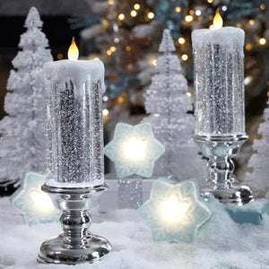 Magical Christmas Lights - TwinkleFlame-Silver-Nora Luxe