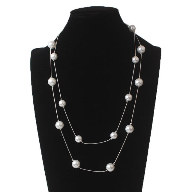 Magical Fairy Necklace | Women's Pendant Necklace-Classic Pearl Gold-Nora Luxe