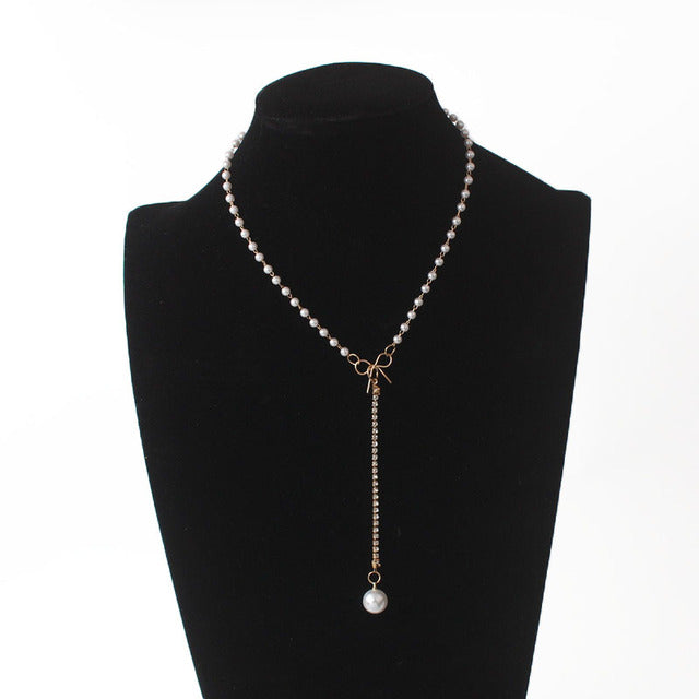 Magical Fairy Necklace | Women's Pendant Necklace-Classic Pearl Gold-Nora Luxe