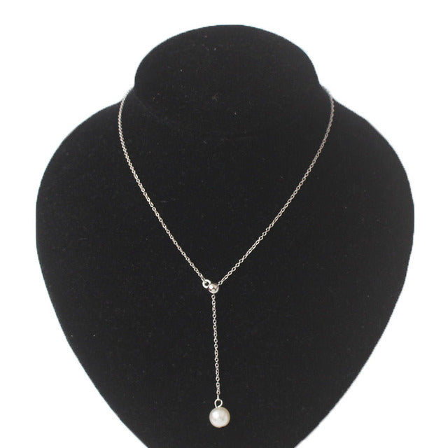 Magical Fairy Necklace | Women's Pendant Necklace-Classic Pearl Gold-Nora Luxe