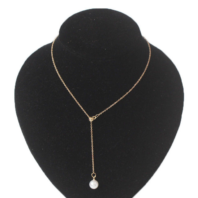Magical Fairy Necklace | Women's Pendant Necklace-Elegant Pearl-Nora Luxe