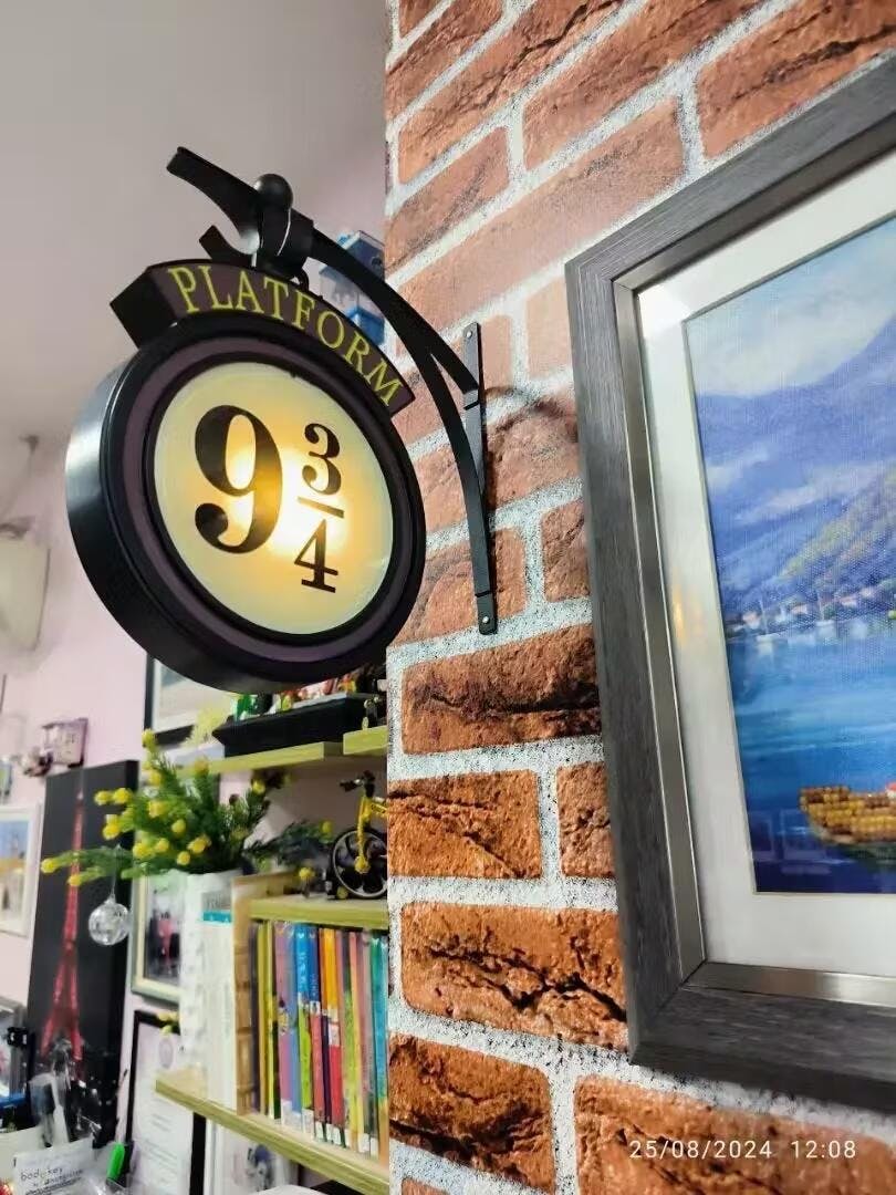 Magical Platform 9¾ Wall Lamp - LumosWall-The Livary