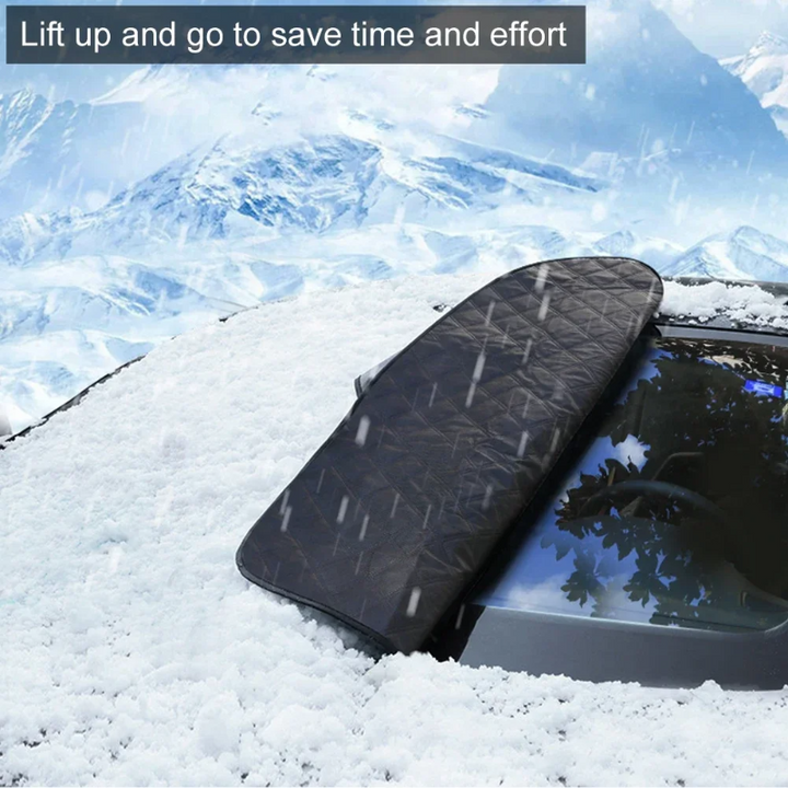 Magnetic All-Weather Windscreen Cover – FrostGuardia-Magnet + Ear Cups + Reflective Strips-Nora Luxe
