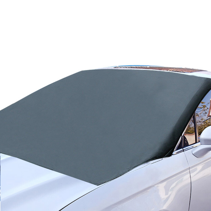 Magnetic All-Weather Windscreen Cover – FrostGuardia-Upgraded Magnet + Ear Protectors + Hook-Nora Luxe
