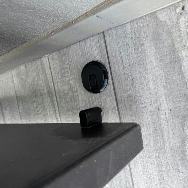 Magnetic Door Stopper Without Drilling - HoldMate-Black-The Livary