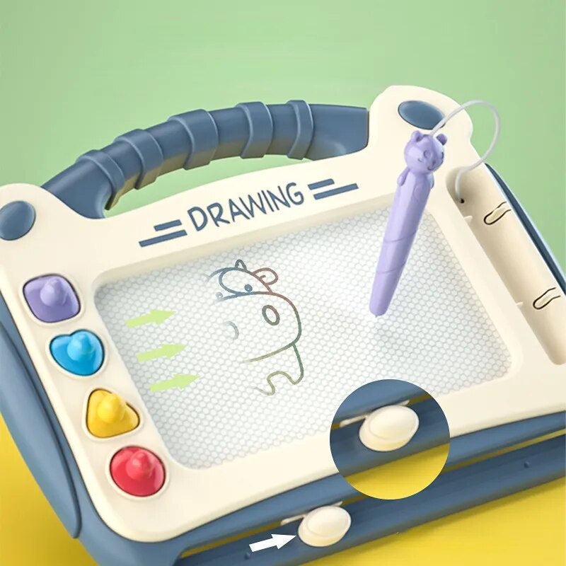 Magnetic Drawing Board - DoodleMagix-Blue-Nora Luxe