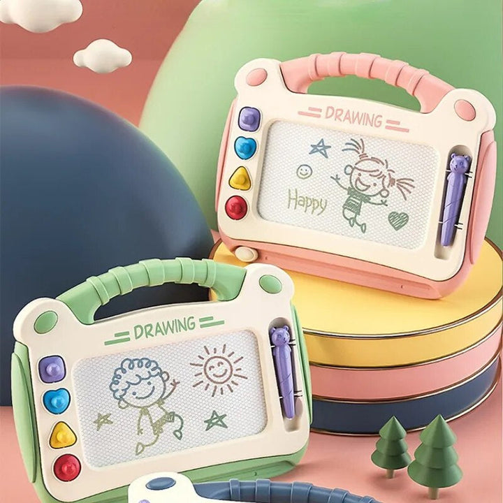 Magnetic Drawing Board - DoodleMagix-Blue-Nora Luxe