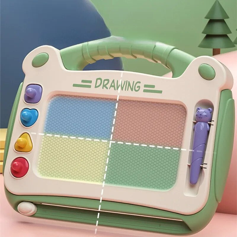 Magnetic Drawing Board - DoodleMagix-Blue-Nora Luxe