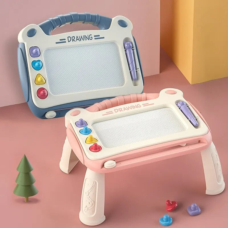 Magnetic Drawing Board - DoodleMagix-Blue-Nora Luxe
