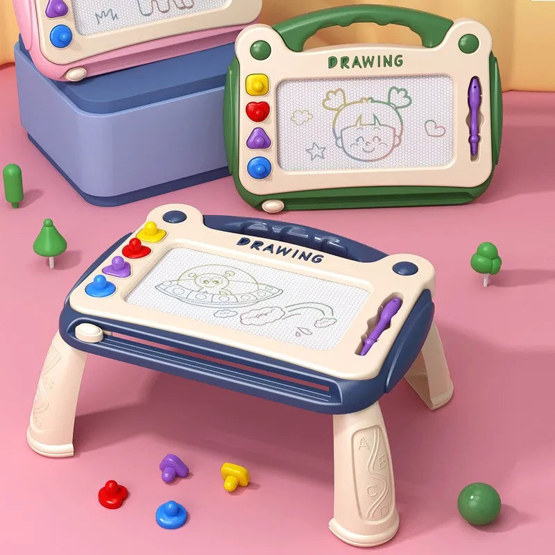 Magnetic Drawing Board - DoodleMagix-Blue-Nora Luxe