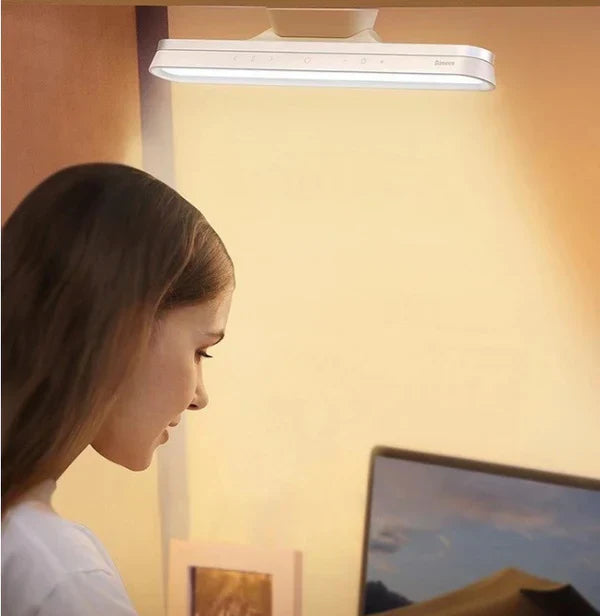 Magnetic LED Lamp with Touch Sensor - FlexiGlow-Gray-Nora Luxe