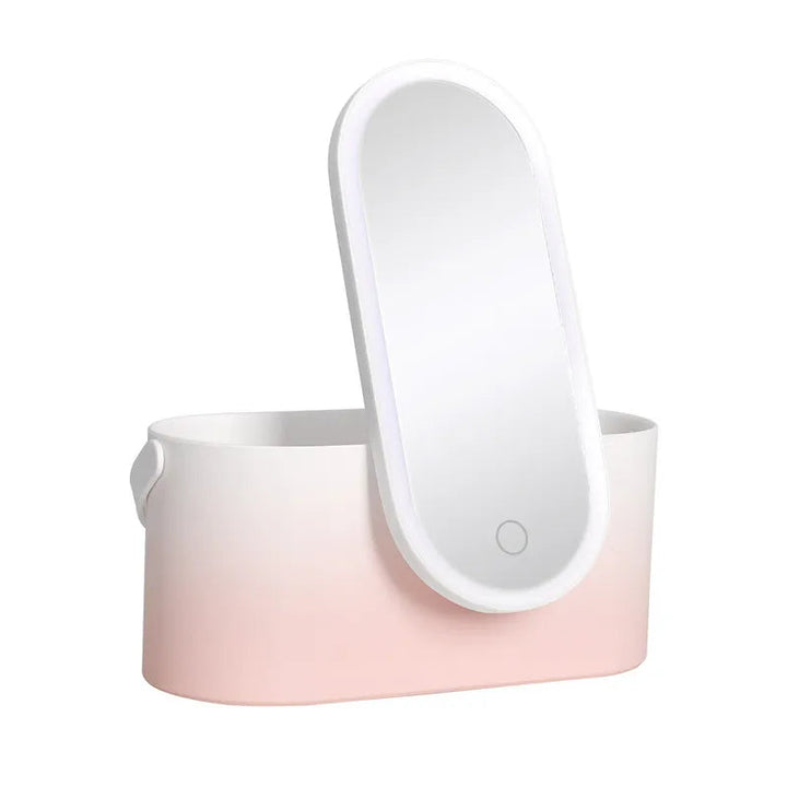 Make-up Case with LED Mirror - Lumivault-Gradient-The Livary