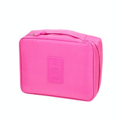 Compact Waterproof Make-Up Travel Organiser – 1+1 FREE Mini Cosmetic Storage Case