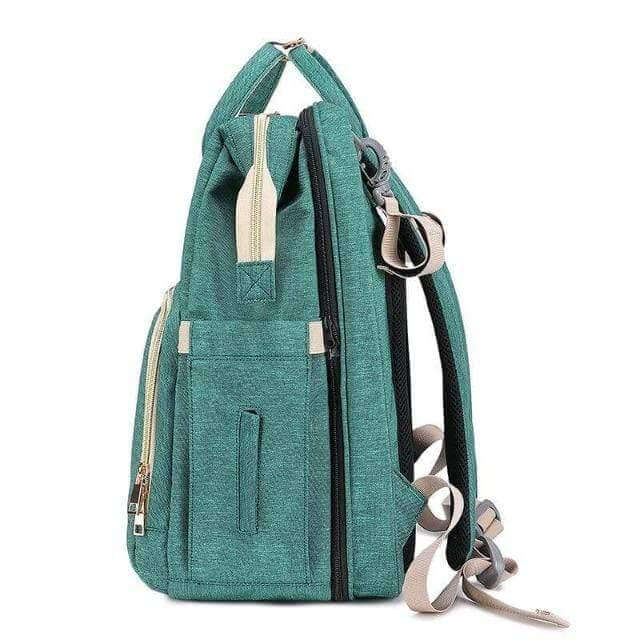 Convertible Baby Nappy Backpack with Foldable Bassinet – Waterproof Multi-Pocket Design