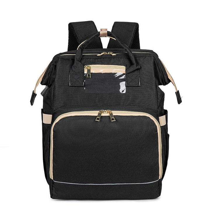 Convertible Baby Nappy Backpack with Foldable Bassinet – Waterproof Multi-Pocket Design