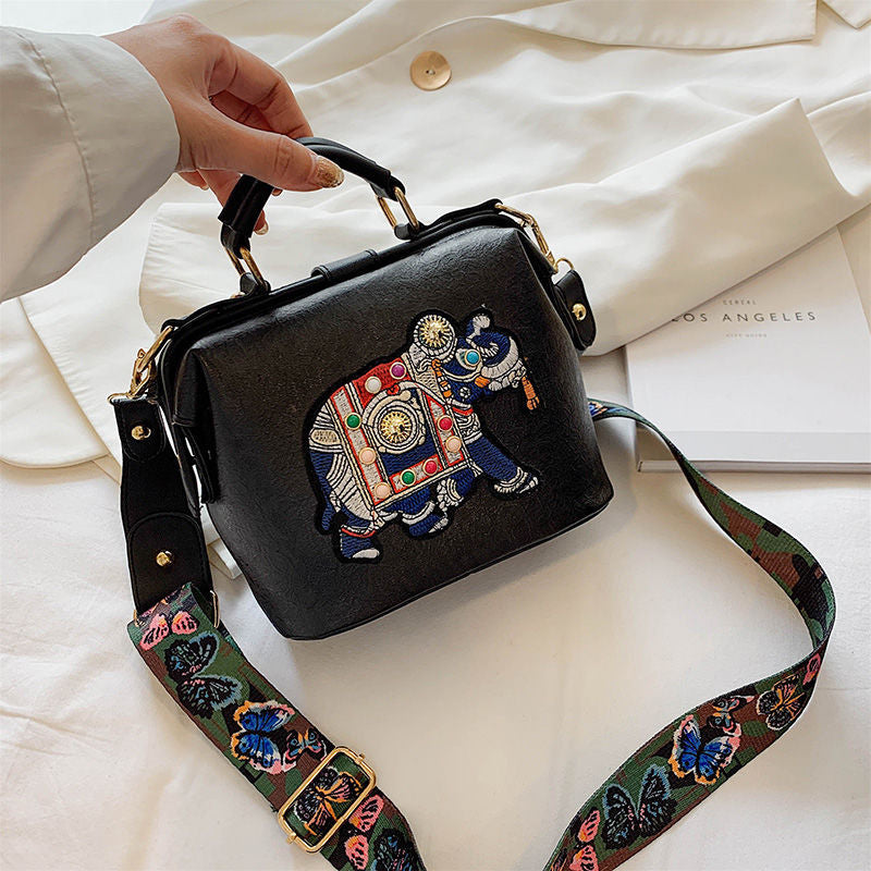 Embroidered Mandala Shoulder Bag – Lightweight Multi-Use Bohemian Design