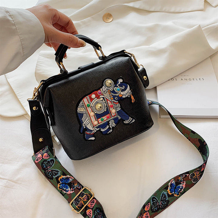 Embroidered Mandala Shoulder Bag – Lightweight Multi-Use Bohemian Design