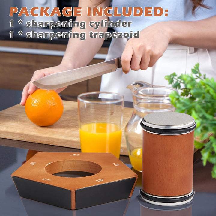 Manual Diamond Roll Knife Sharpener - SharpRoll-Nora Luxe