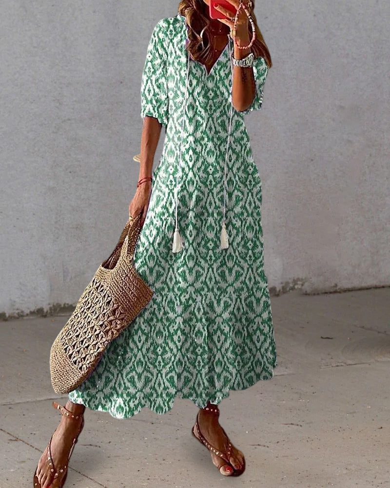 Maxi Dress - Elara-Blue-S-Nora Luxe
