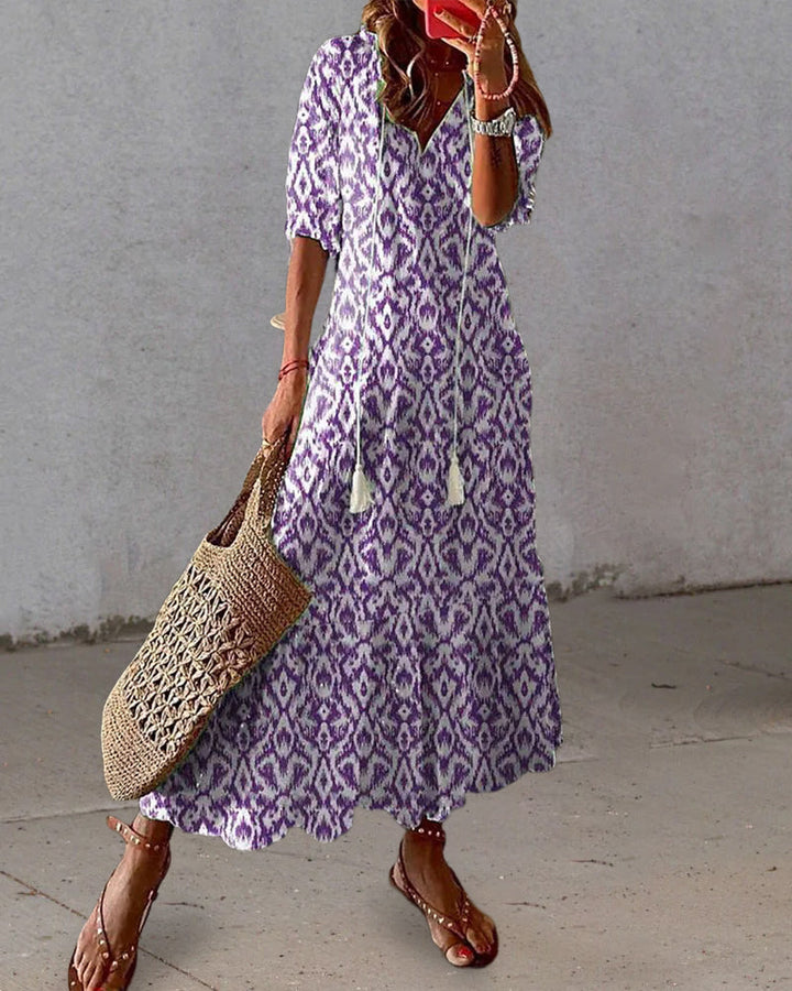 Maxi Dress - Elara-Blue-S-Nora Luxe