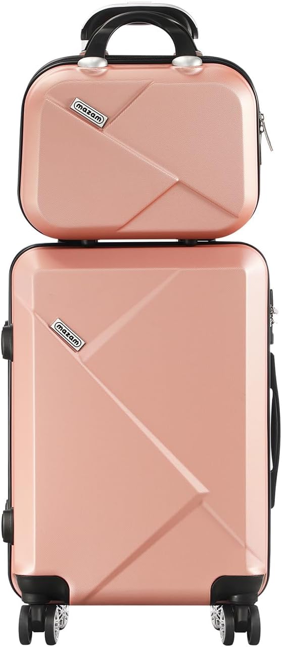Compact 2-Piece Carry-On Luggage Set with Trolley Bag and Spinner Wheels – JetTrek