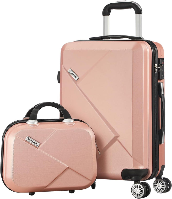 Compact 2-Piece Carry-On Luggage Set with Trolley Bag and Spinner Wheels – JetTrek