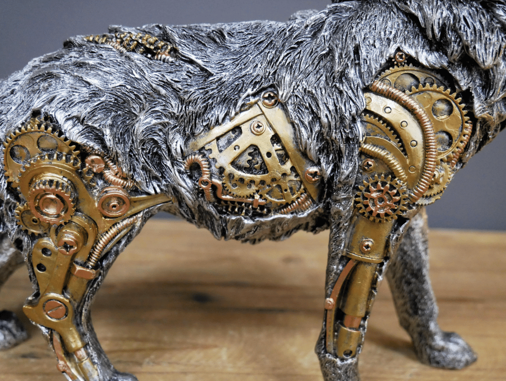 Mechanical Punk Animals Statues - GearBeast-Dragon-Nora Luxe