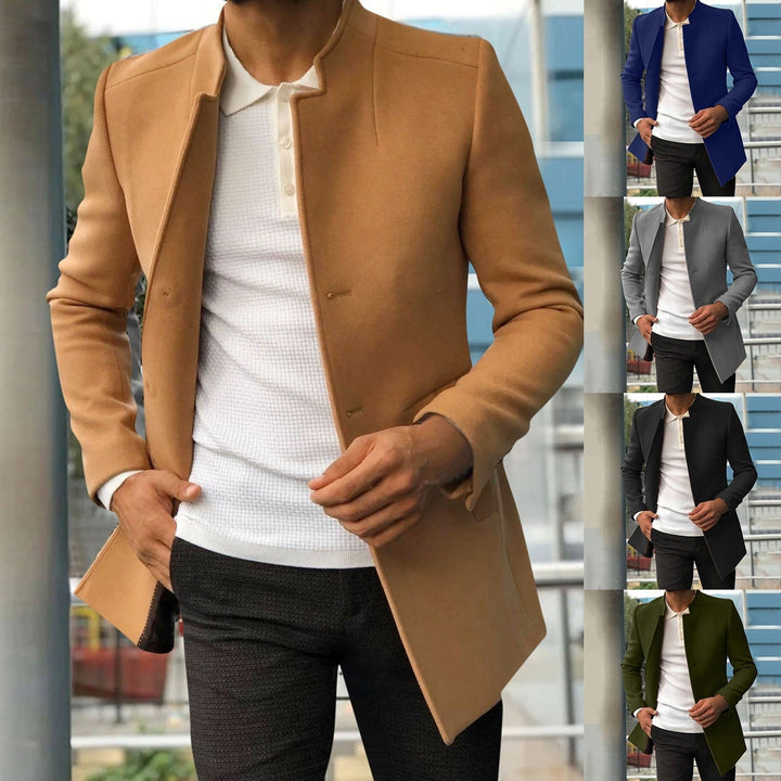 Men's Autumn/Winter Tweed Coat – Lazaro-Blue-S-The Livary
