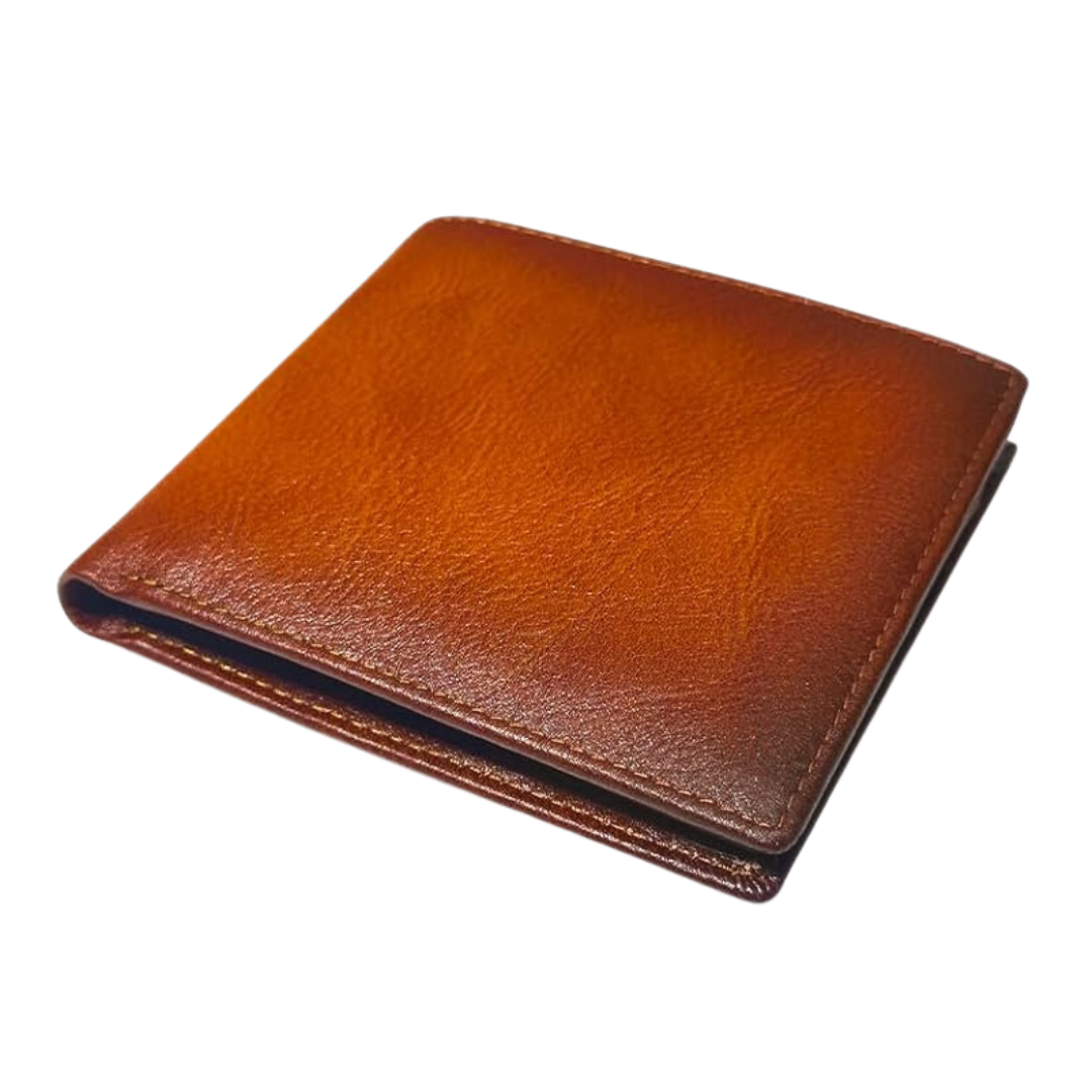 Men's Bifold Wallet made of Top Grain Leather - EliteFold-Brown-Nora Luxe