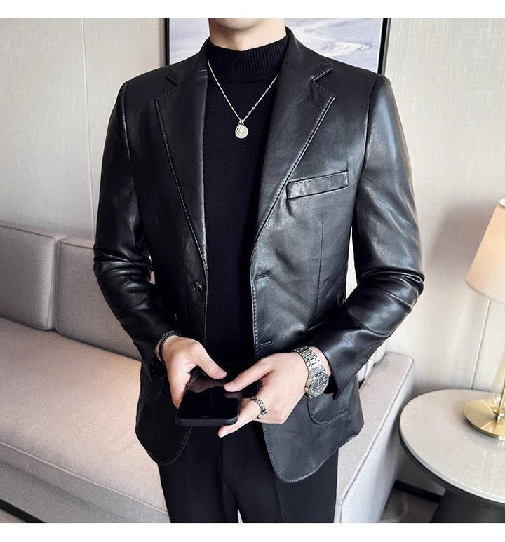Men's Blazer - Maverik-Black-XS-Nora Luxe
