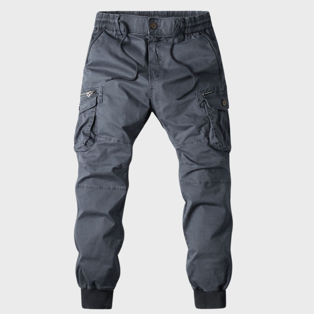 Men's Cargo Joggers - Titan-Charcoal-29-Nora Luxe