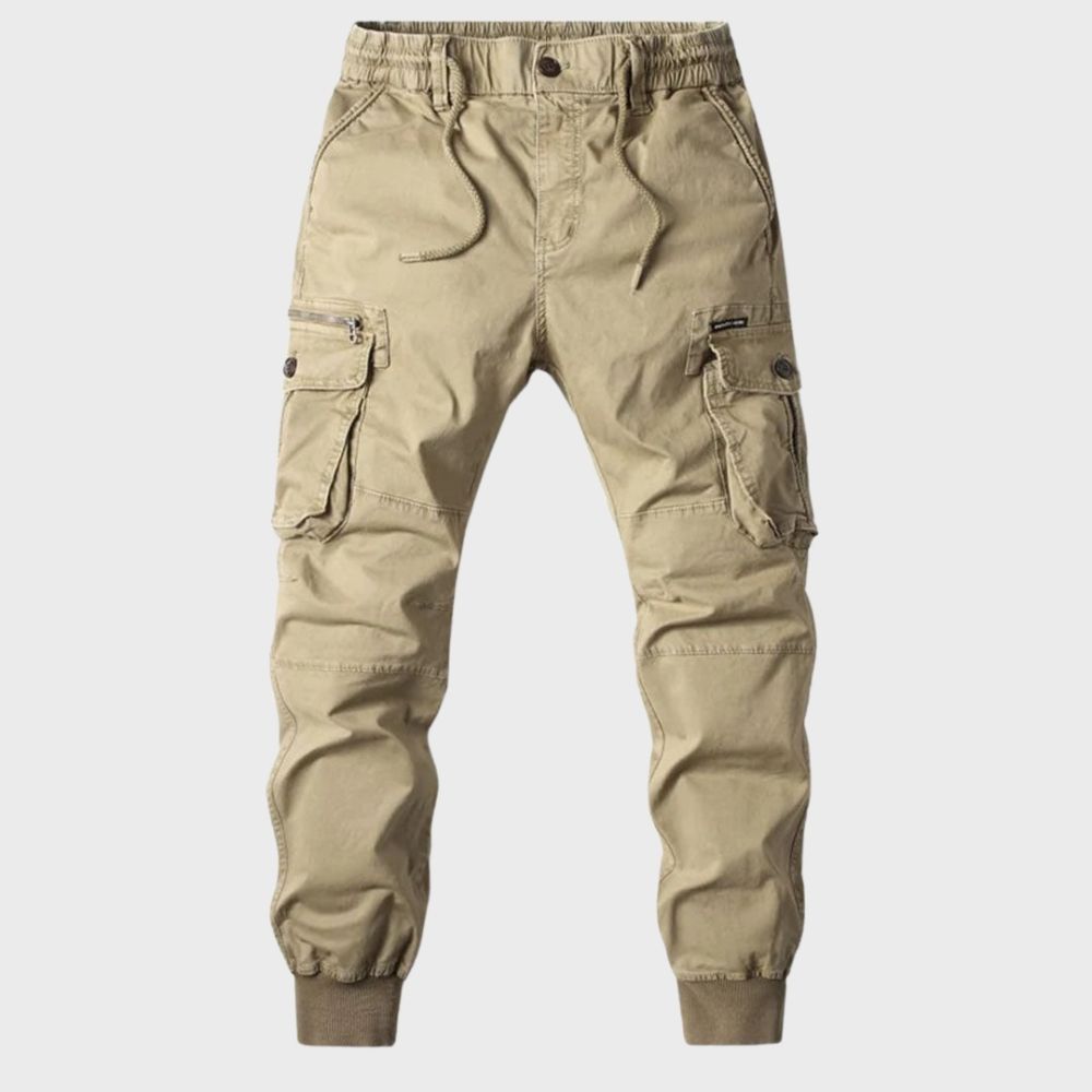 Men's Cargo Joggers - Titan-Desert Taupe-29-Nora Luxe