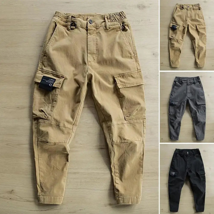 Men's Cargo Outdoor Trousers – Marco-Black-M-Nora Luxe