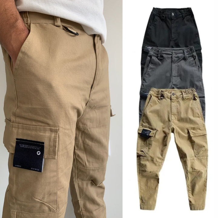 Men's Cargo Outdoor Trousers – Marco-Black-M-Nora Luxe