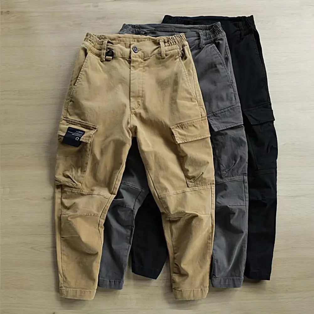 Men's Cargo Outdoor Trousers – Marco-Black-M-Nora Luxe